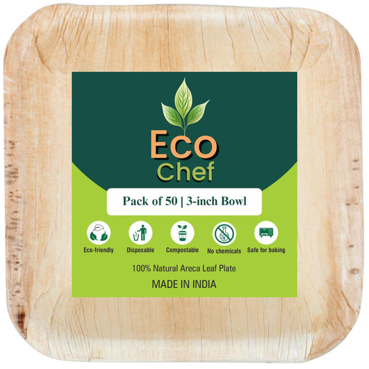 Palm Leaf 3" Square Bowls