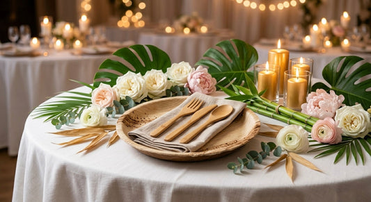 Compostable Plates for Weddings: How to Set a Beautiful Table Without the Plastic