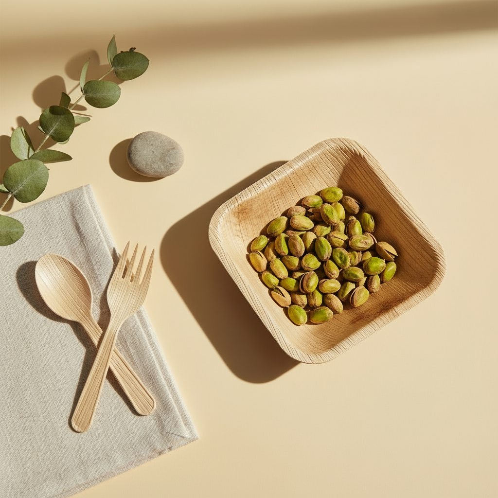 EcoChef 3 inches Arecha Palm leaf bowl