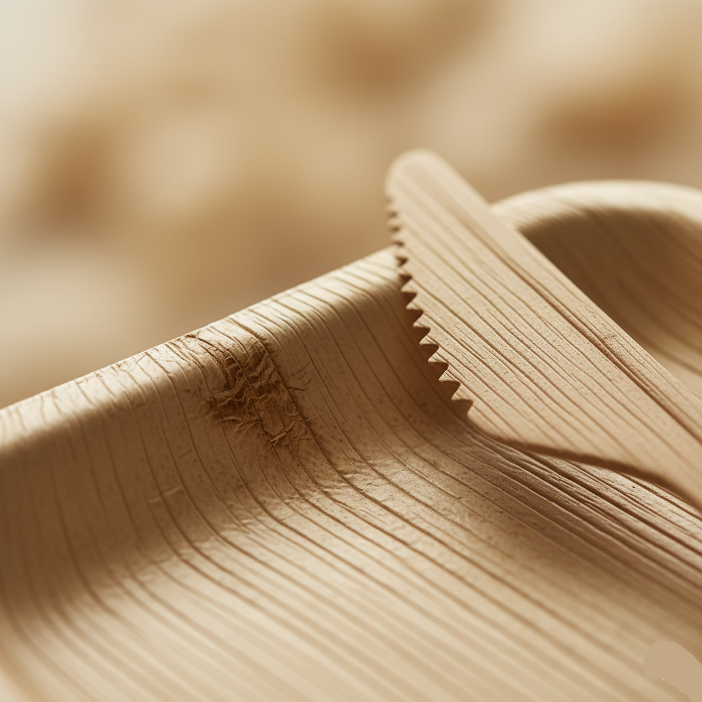 EcoChef Arecha palm leaf plate