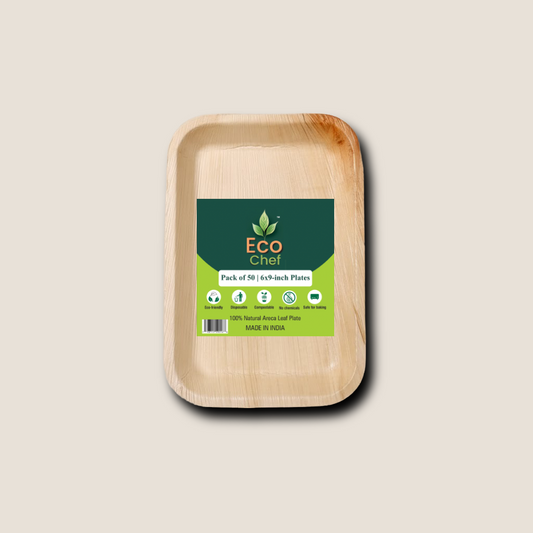 Palm Leaf 6"x9" Rectangle Plates