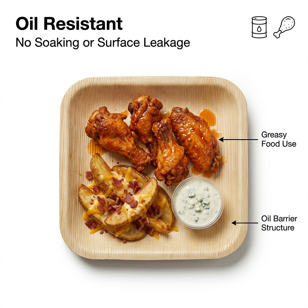 4-Inch Square Palm Leaf Plates | 50 Pack | Compostable & Eco-Friendly -  EcoChef